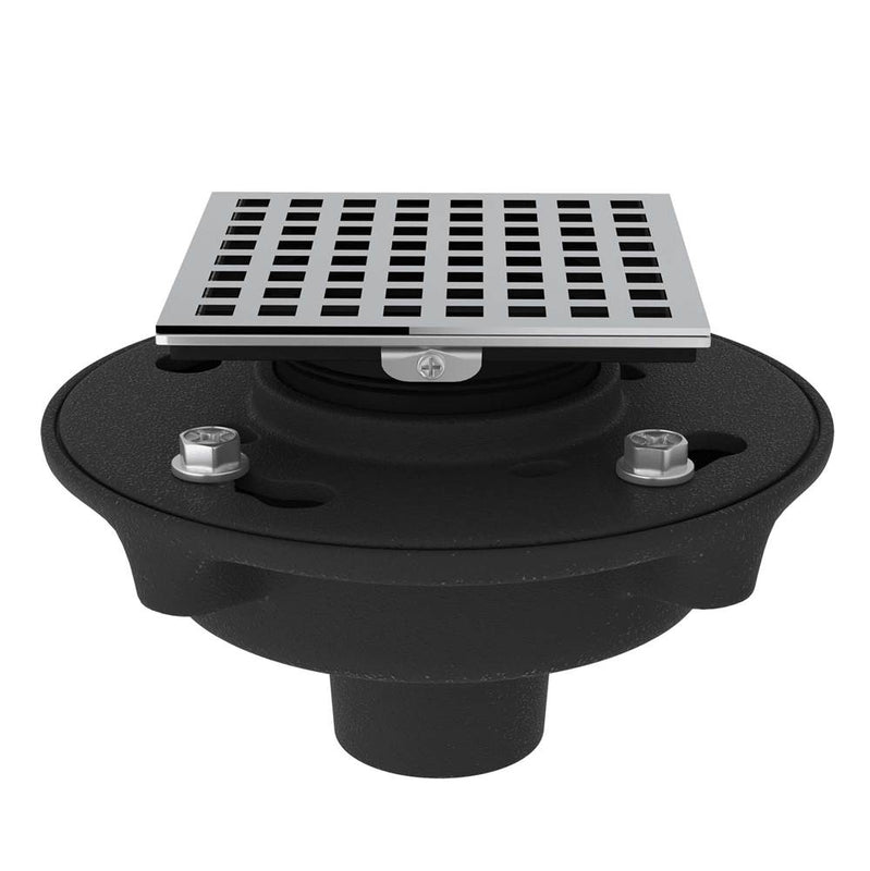 Rohl SDCI2-3143 Cast Iron 2" No Hub Drain Kit With 3143 Matrix Decorative Cover - Parent