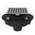 Rohl SDCI2-3143 Cast Iron 2" No Hub Drain Kit With 3143 Matrix Decorative Cover
