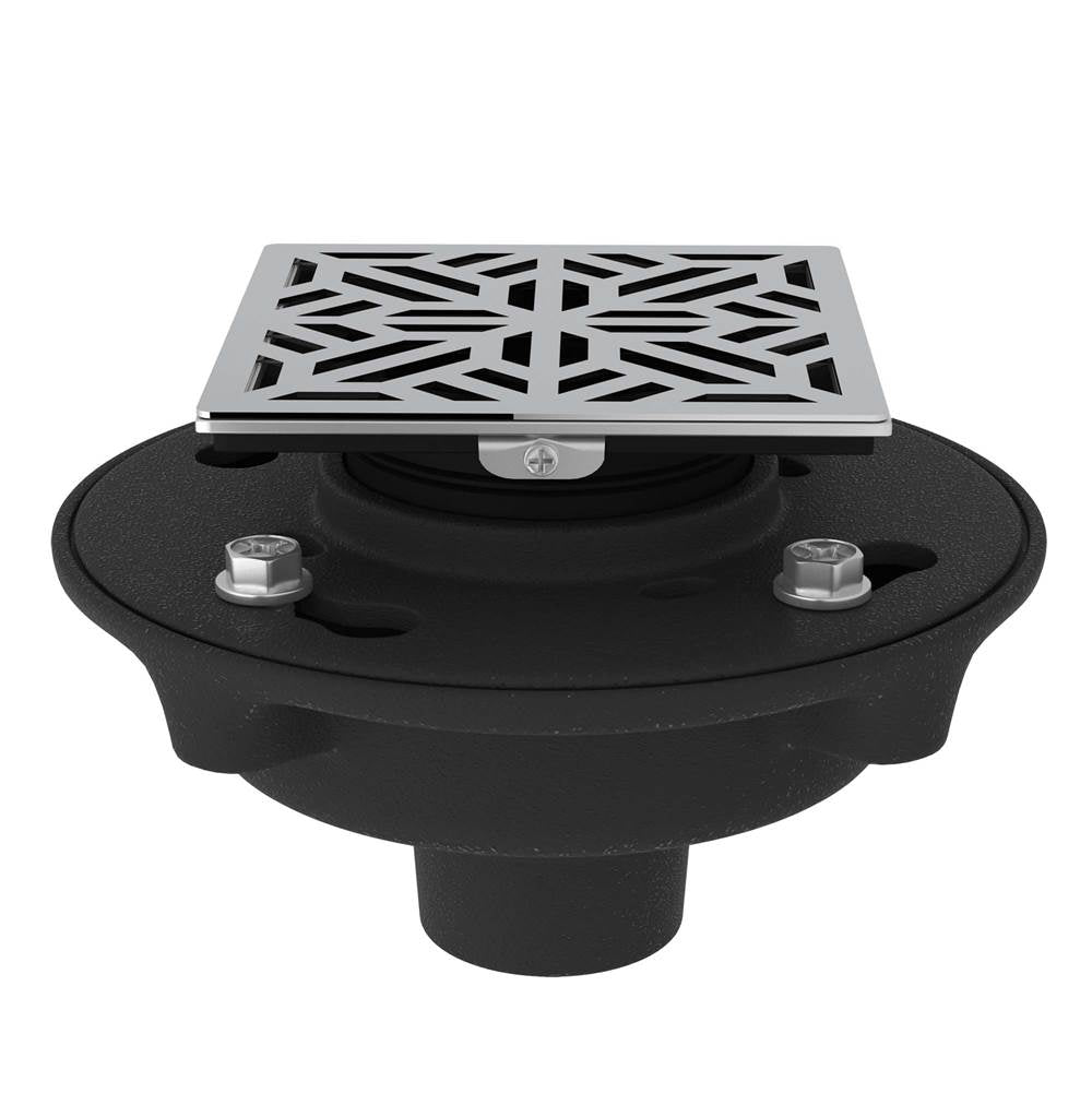 Rohl SDCI2-3144 Cast Iron 2" No Hub Drain Kit With 3144 Mosaic Decorative Cover - Parent