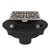 Rohl SDCI2-3144 Cast Iron 2" No Hub Drain Kit With 3144 Mosaic Decorative Cover