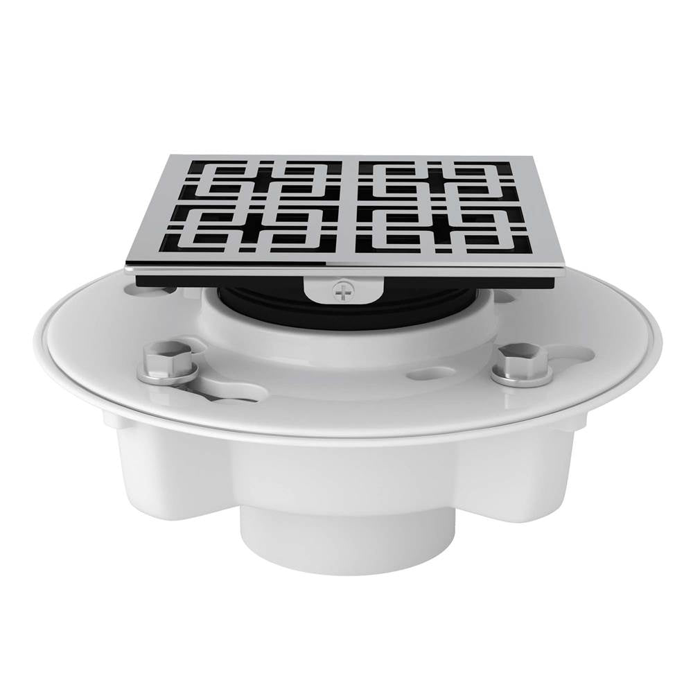 Rohl SDPVC2/3-3142 PVC 2" X 3" Drain Kit With 3142 Weave Decorative Cover - Parent