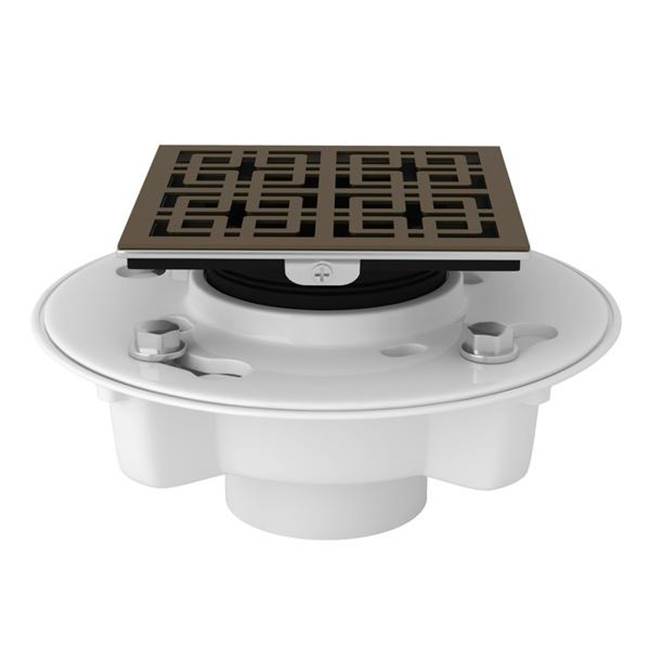 Rohl SDPVC2/3-3142 PVC 2" X 3" Drain Kit With 3142 Weave Decorative Cover