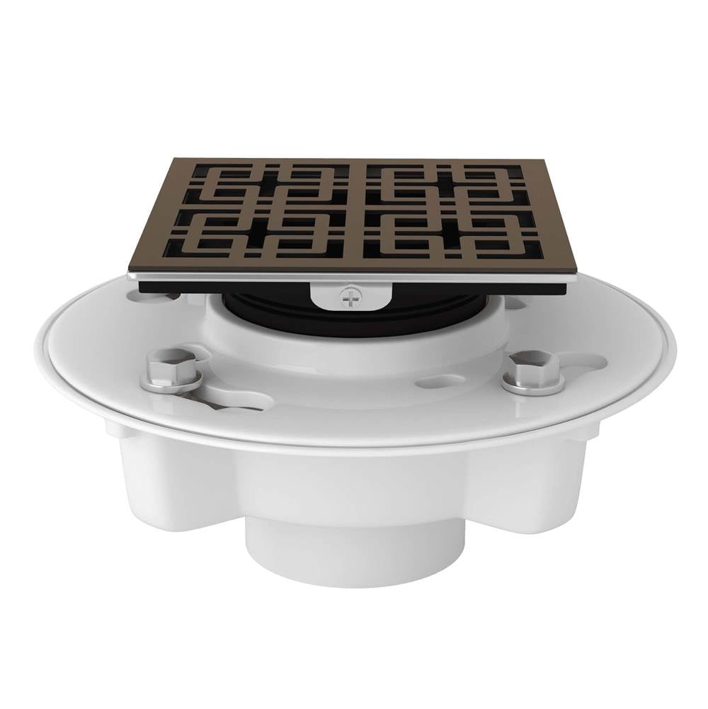 Rohl SDPVC2/3-3142 PVC 2" X 3" Drain Kit With 3142 Weave Decorative Cover