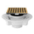 Rohl SDPVC2/3-3143 PVC 2" X 3" Drain Kit With 3143 Matrix Decorative Cover