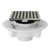 Rohl SDPVC2/3-3143 PVC 2" X 3" Drain Kit With 3143 Matrix Decorative Cover