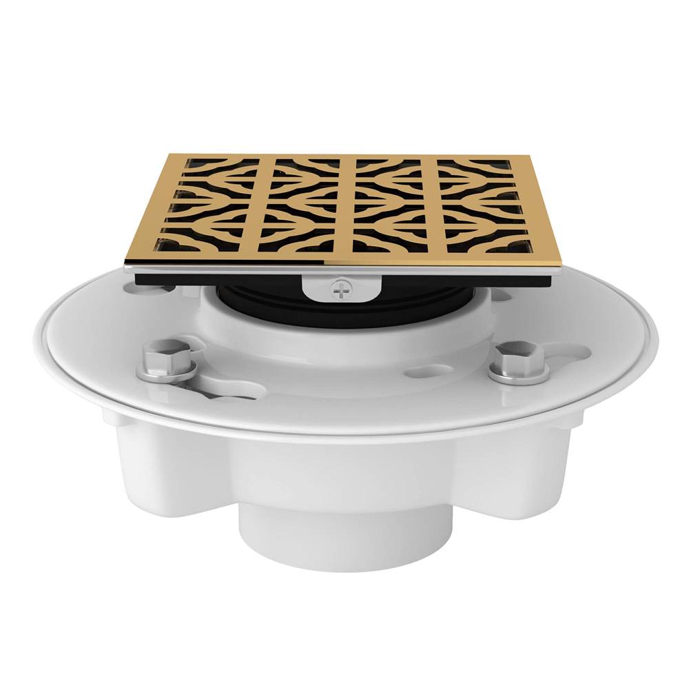 Rohl SDPVC2/3-3146 PVC 2" X 3" Drain Kit With 3146 Petal Decorative Cover