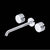 Rohl TAM06W3IW Amahle Wall Mount Tub Filler Trim With C-Spout