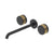 Rohl TAM06W3IW Amahle Wall Mount Tub Filler Trim With C-Spout
