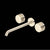 Rohl TAM06W3IW Amahle Wall Mount Tub Filler Trim With C-Spout