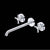 Rohl TAM06W3XM Amahle Wall Mount Tub Filler Trim With C-Spout