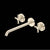 Rohl TAM06W3XM Amahle Wall Mount Tub Filler Trim With C-Spout