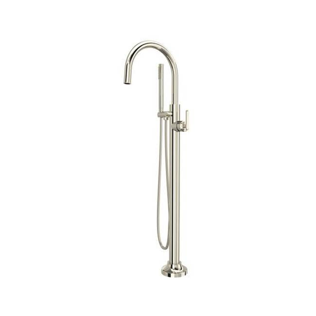 Rohl TAP05HF1LM Apothecary Single Hole Floor Mount Tub Filler Trim