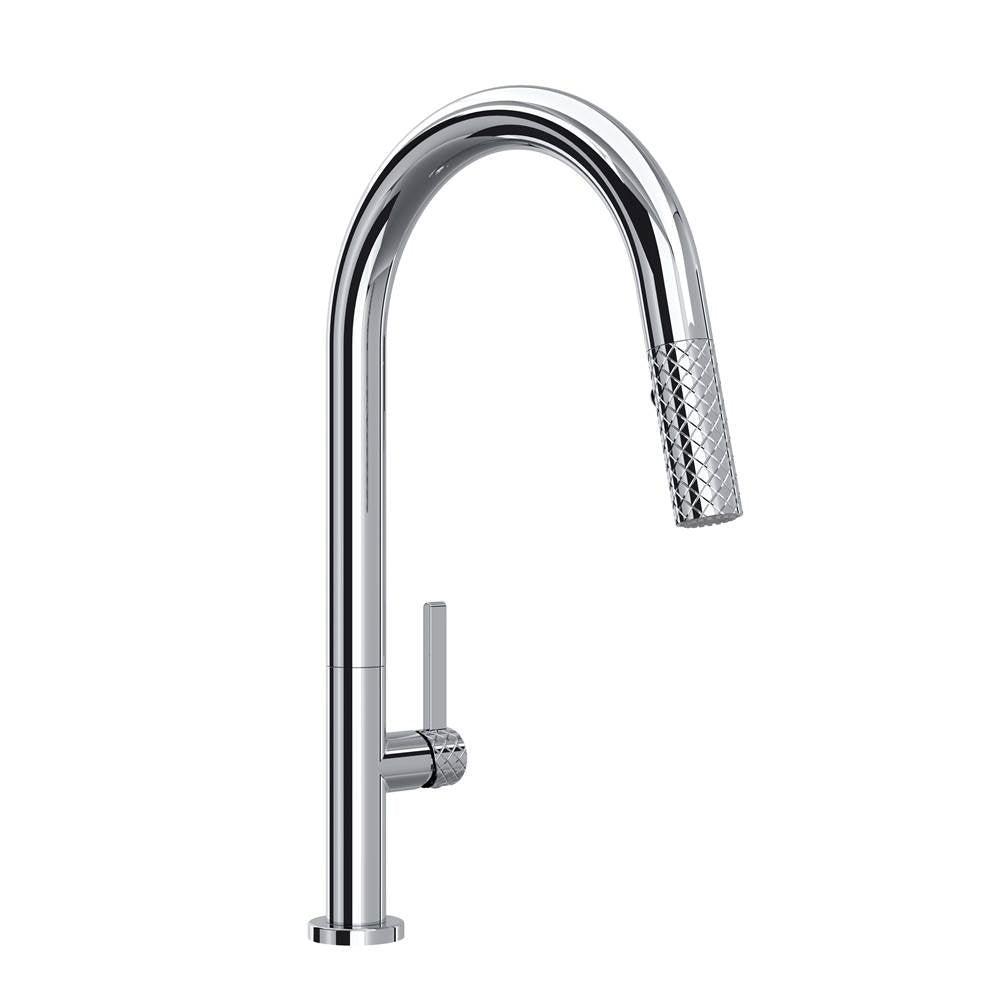 Rohl TE55D1LM Tenerife Pull-Down Kitchen Faucet With C-Spout