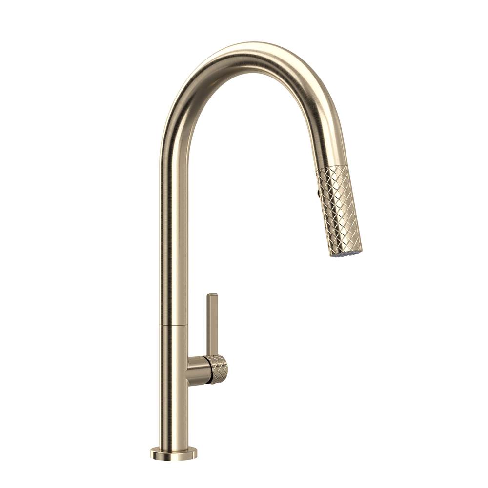 Rohl TE55D1LM Tenerife Pull-Down Kitchen Faucet With C-Spout