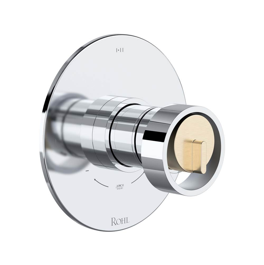 Rohl TEC23W1IW Eclissi 1/2" Thermostatic & Pressure Balance Trim With 3 Functions