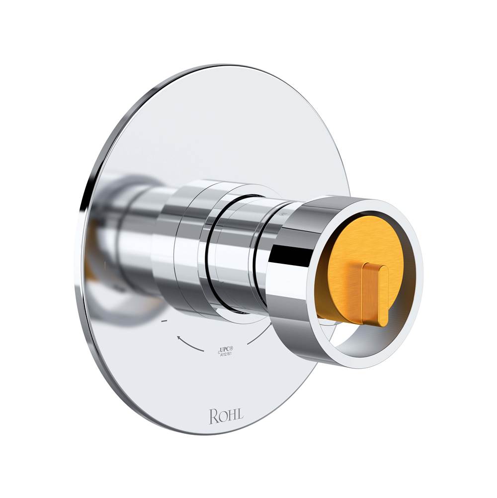 Rohl TEC44W1IW Eclissi 1/2" Thermostatic & Pressure Balance Trim With 2 Functions