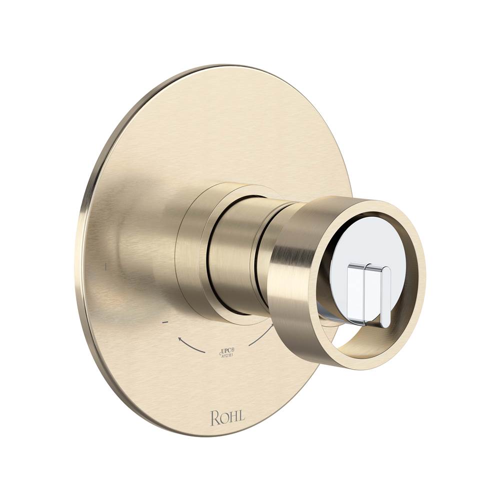 Rohl TEC44W1IW Eclissi 1/2" Thermostatic & Pressure Balance Trim With 2 Functions