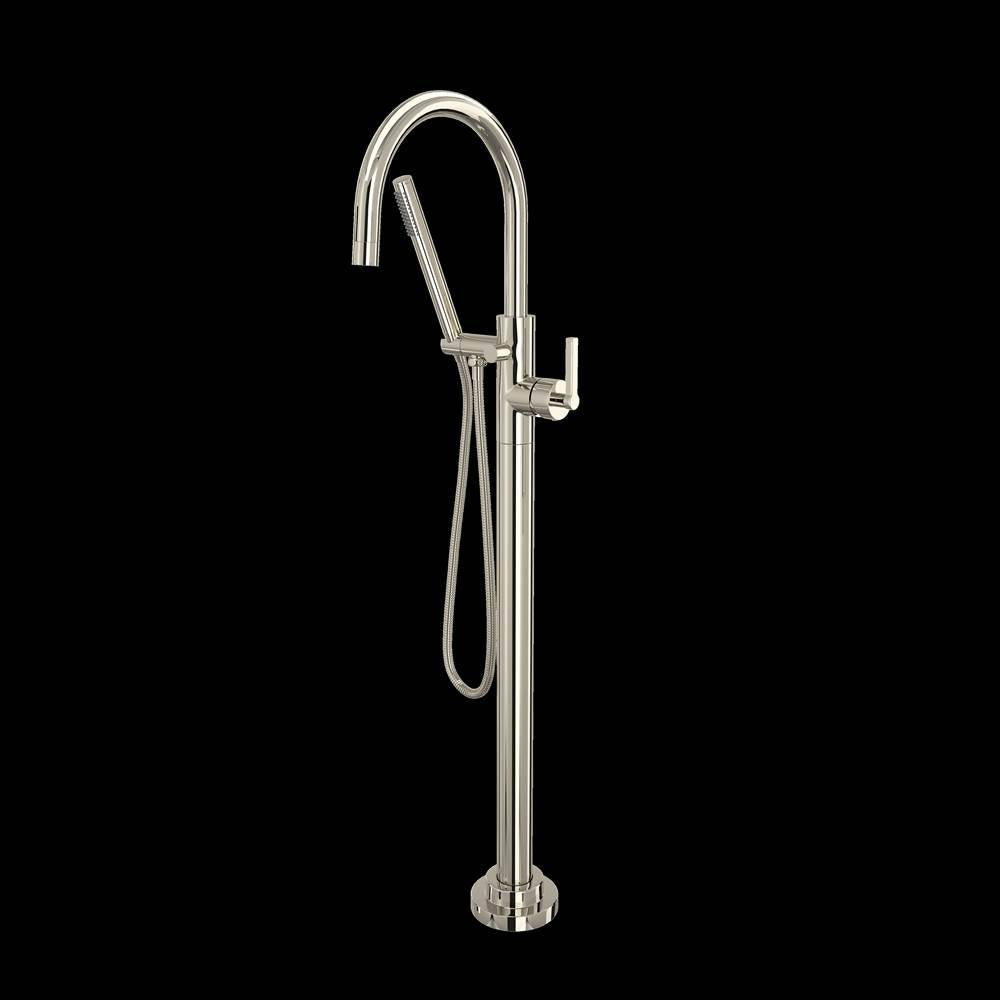 Rohl TLB06HF1LM Lombardia Single Hole Floor Mount Tub Filler Trim