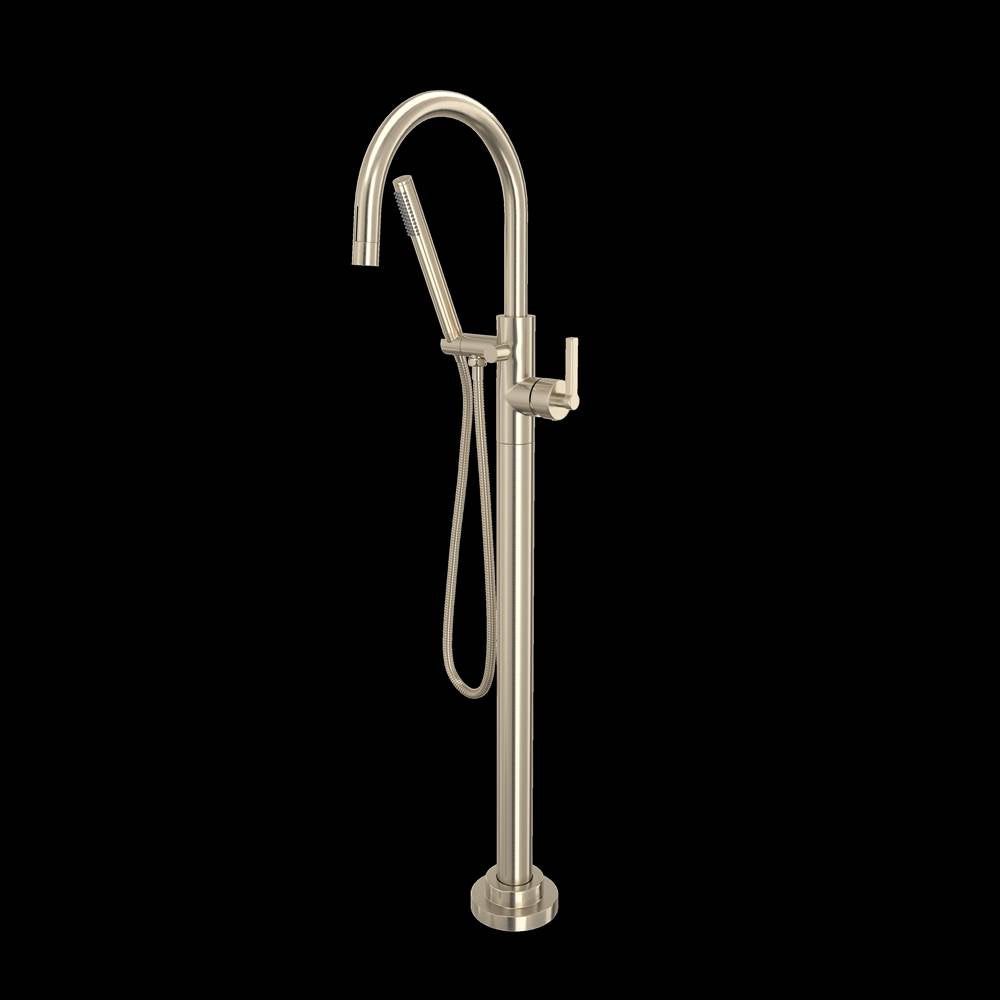 Rohl TLB06HF1LM Lombardia Single Hole Floor Mount Tub Filler Trim
