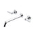 Rohl TMD06W3LM Modelle Wall Mount Tub Filler Trim With C-Spout
