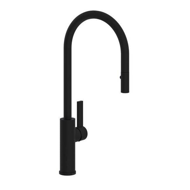 Rohl TR55D1LB Tuario Pull-Down Kitchen Faucet With C-Spout