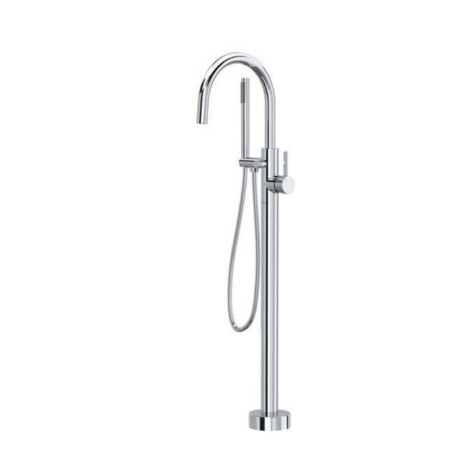Rohl TTE06HF1LM Tenerife Single Hole Floor Mount Tub Filler Trim