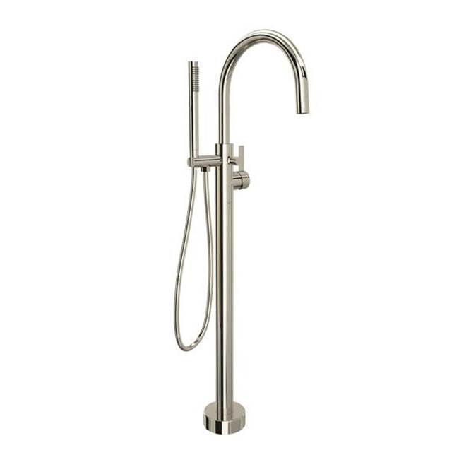 Rohl TTE06HF1LM Tenerife Single Hole Floor Mount Tub Filler Trim