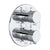 Rohl TTE46W1LM Tenerife 3/4" Thermostatic & Pressure Balance Trim With 6 Functions