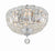 Crystorama ROS-A1004-CH-CL-MWP Roslyn 4 Light Ceiling Mount - Polished Chrome