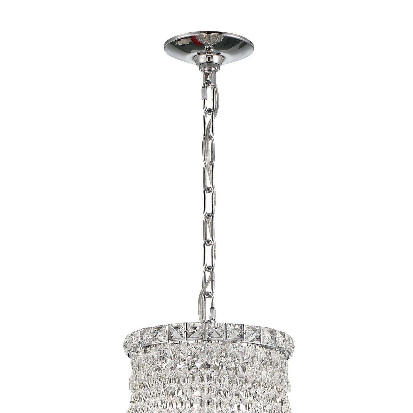 Crystorama ROS-A1015-CH-CL-MWP Roslyn 15 Light Chandelier - Polished Chrome