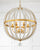 Crystorama ROX-A9006-GA Roxy 6 Light Chandelier - Antique Gold