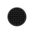 Infinity Drain RQD 5-3I 5” x 5” RQD 5 - Strainer - Squares Pattern & 4" Throat w/Cast Iron Drain Body 3” Outlet