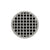 Infinity Drain RQD 5-3I 5” x 5” RQD 5 - Strainer - Squares Pattern & 4" Throat w/Cast Iron Drain Body 3” Outlet