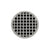 Infinity Drain RQD 5-3I 5” x 5” RQD 5 - Strainer - Squares Pattern & 4" Throat w/Cast Iron Drain Body 3” Outlet