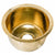Nantucket Sinks RS15 15-Inch Hand Hammered Round Bar Sink