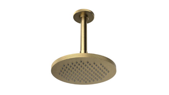 ASPECT by Waterstone RS256-1 8" Rainshower Head - Industrial Knurled - Parent