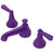 Rubinet 1AHXL Widespread Lav. Set. (Less Drain)