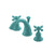 Rubinet 1ARVJC K Widespread Lav Set, (Jasmin Spout) (Less Drain)