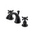 Rubinet 1ARVJC K Widespread Lav Set, (Jasmin Spout) (Less Drain)