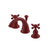 Rubinet 1ARVJC K Widespread Lav Set, (Jasmin Spout) (Less Drain)