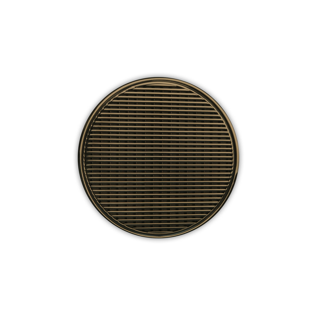 Infinity Drain RWDB 5-S  5" Round RWDB 5 Complete Kit with Wedge Wire Pattern Decorative Plate  with Stainless Steel Bonded Flange Drain Body, 2" No Hub Outlet