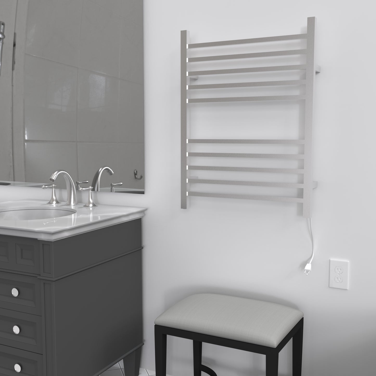 Amba RSWH Hardwired Radiant Square Towel Warmer Finish - Parent