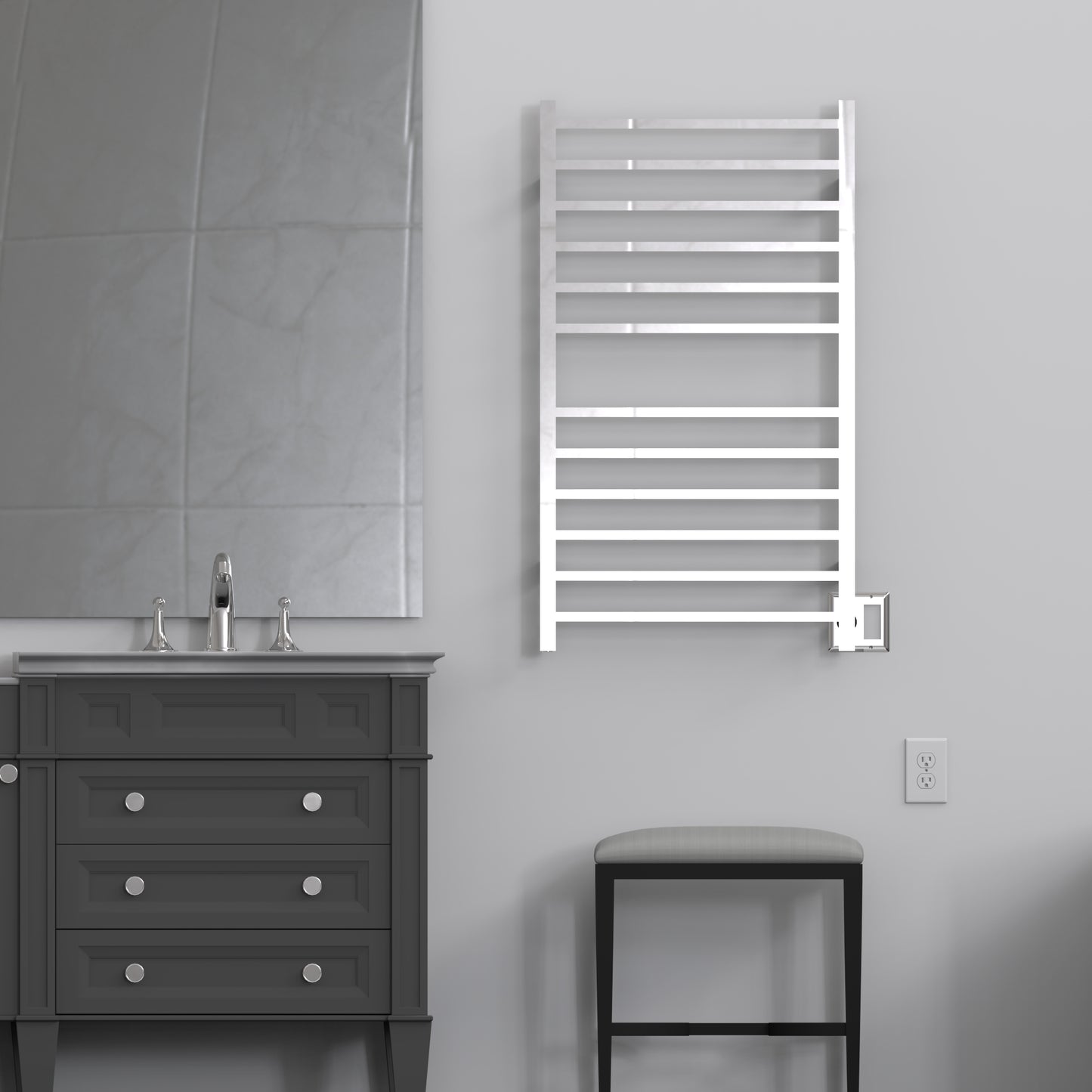 Amba RSWHL Radiant Large Hardwired Square Towel Warmer