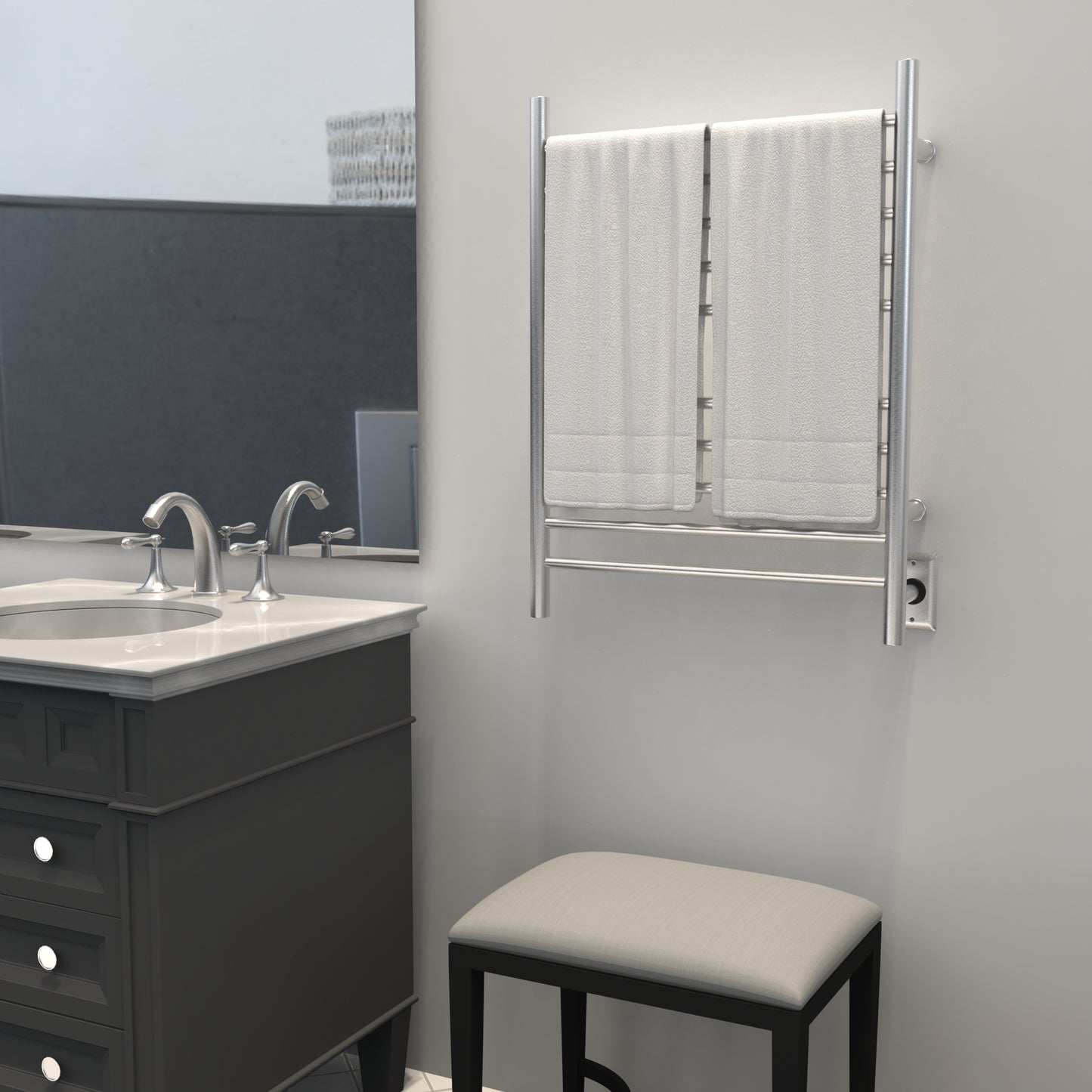 Amba RWH-S  Radiant Hardwired Straight Towel Warmer