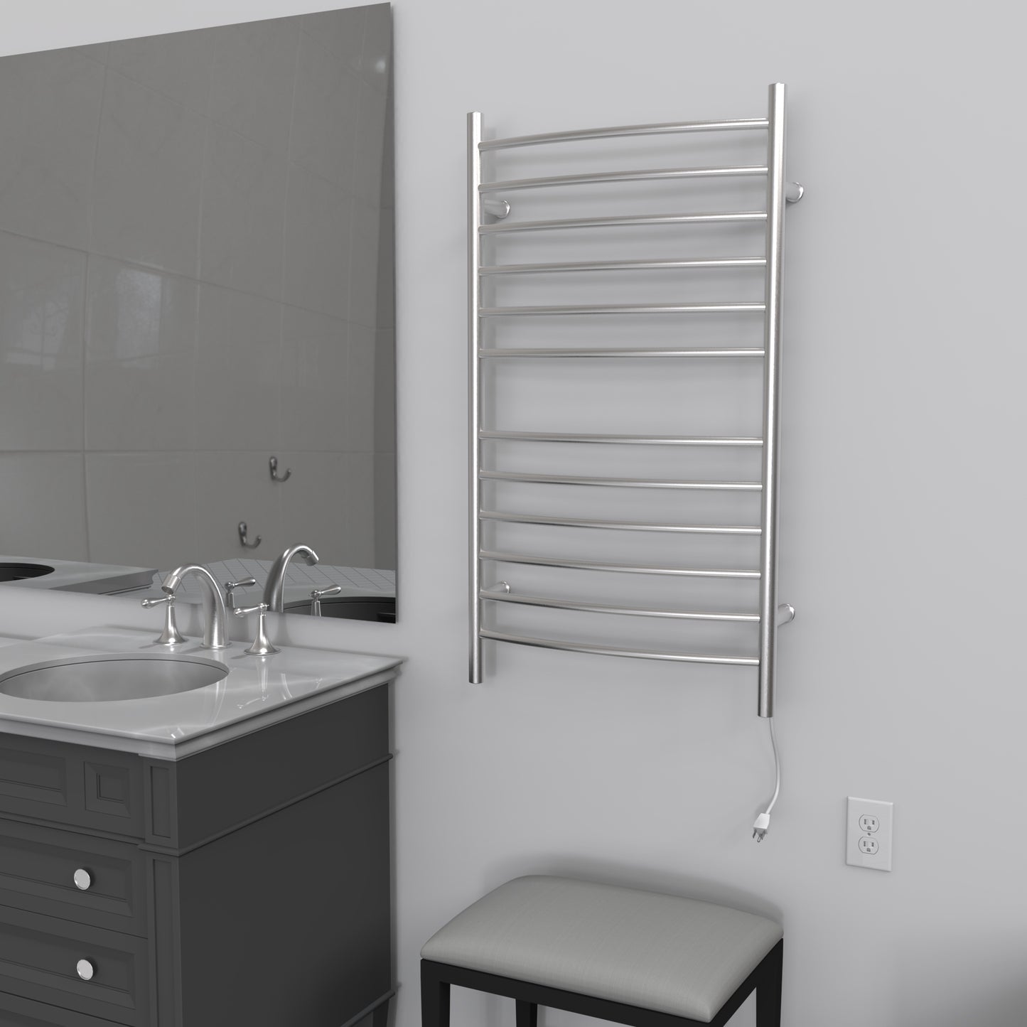 Amba RWHL-C Radiant Large Hardwired Curved Towel Warmer - Parent