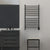 Amba RWHL-SMB Radiant Large Hardwired Straight 12 Bar Towel Warmer  - Matte Black