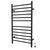 Amba RWHL-SMB Radiant Large Hardwired Straight 12 Bar Towel Warmer  - Matte Black