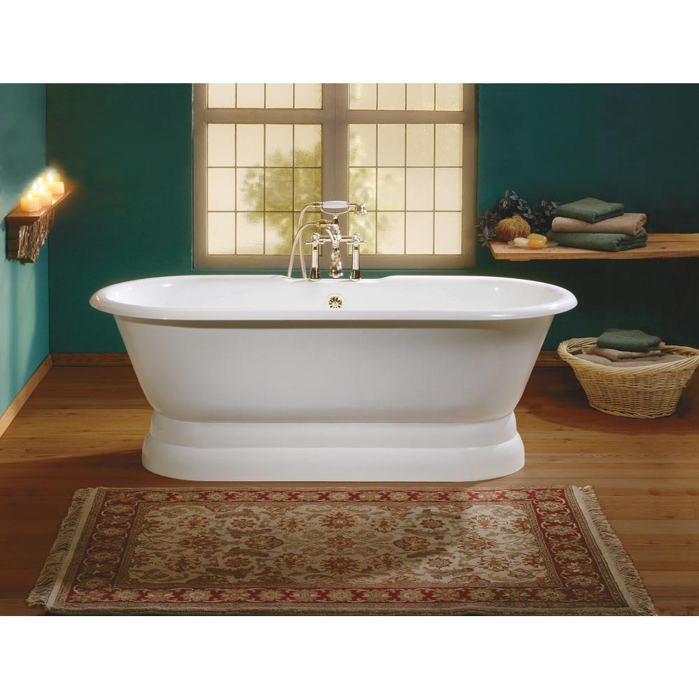 Cheviot 2139 Regal Cast Iron Bathtub With Pedestal Base And Continuous Rolled Rim - Parent