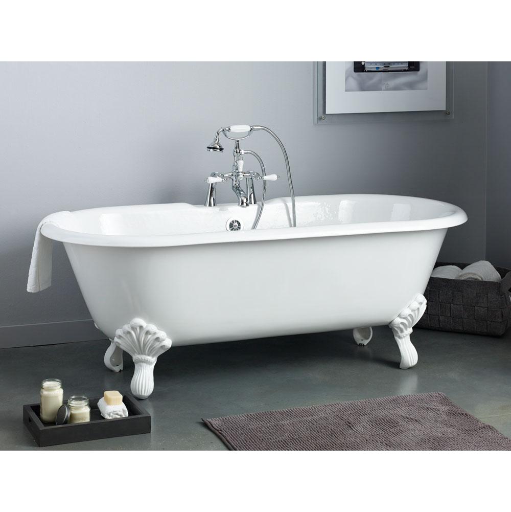Cheviot 2171-BC Regal Cast Iron Bathtub With Continuous Rolled Rim And Shaughnessy Feet - Parent