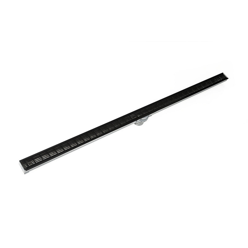 Infinity Drain S-LAG 3896  96" S-PVC Series Low Profile Complete Kit with 1 1/2" Wedge Wire Grate